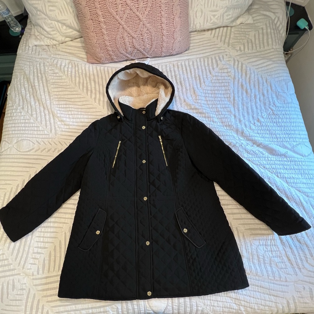Laundry Puffer Jacket - Black 1x